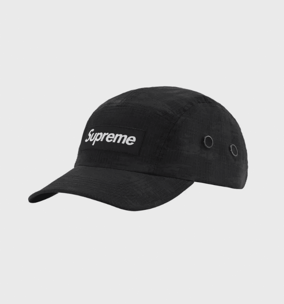 Boné Ventile Camp “Black” – Supreme