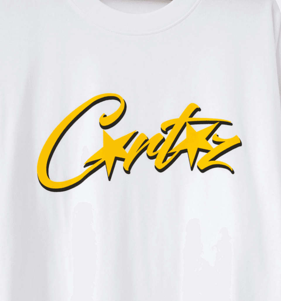 OG Allstarz Tee White/Yellow – Corteiz