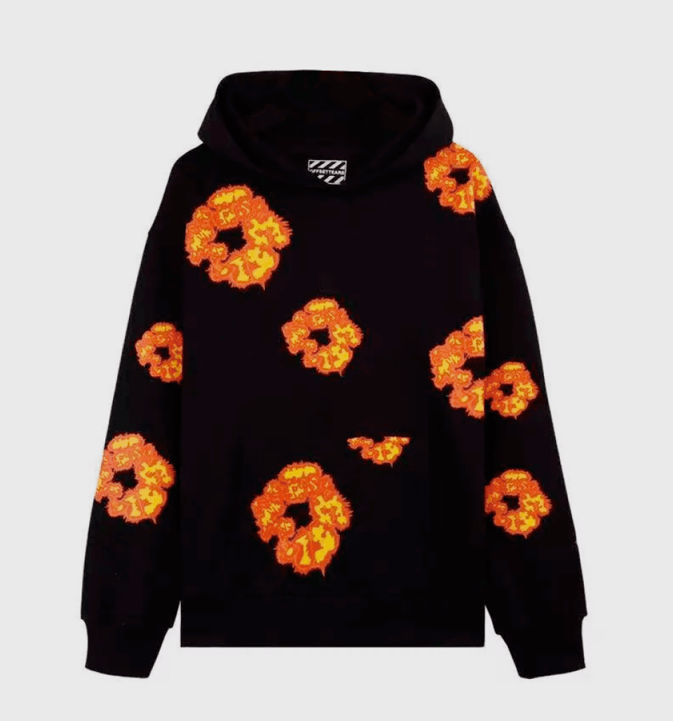 Wreath Hoodie Offset x Denim Tears