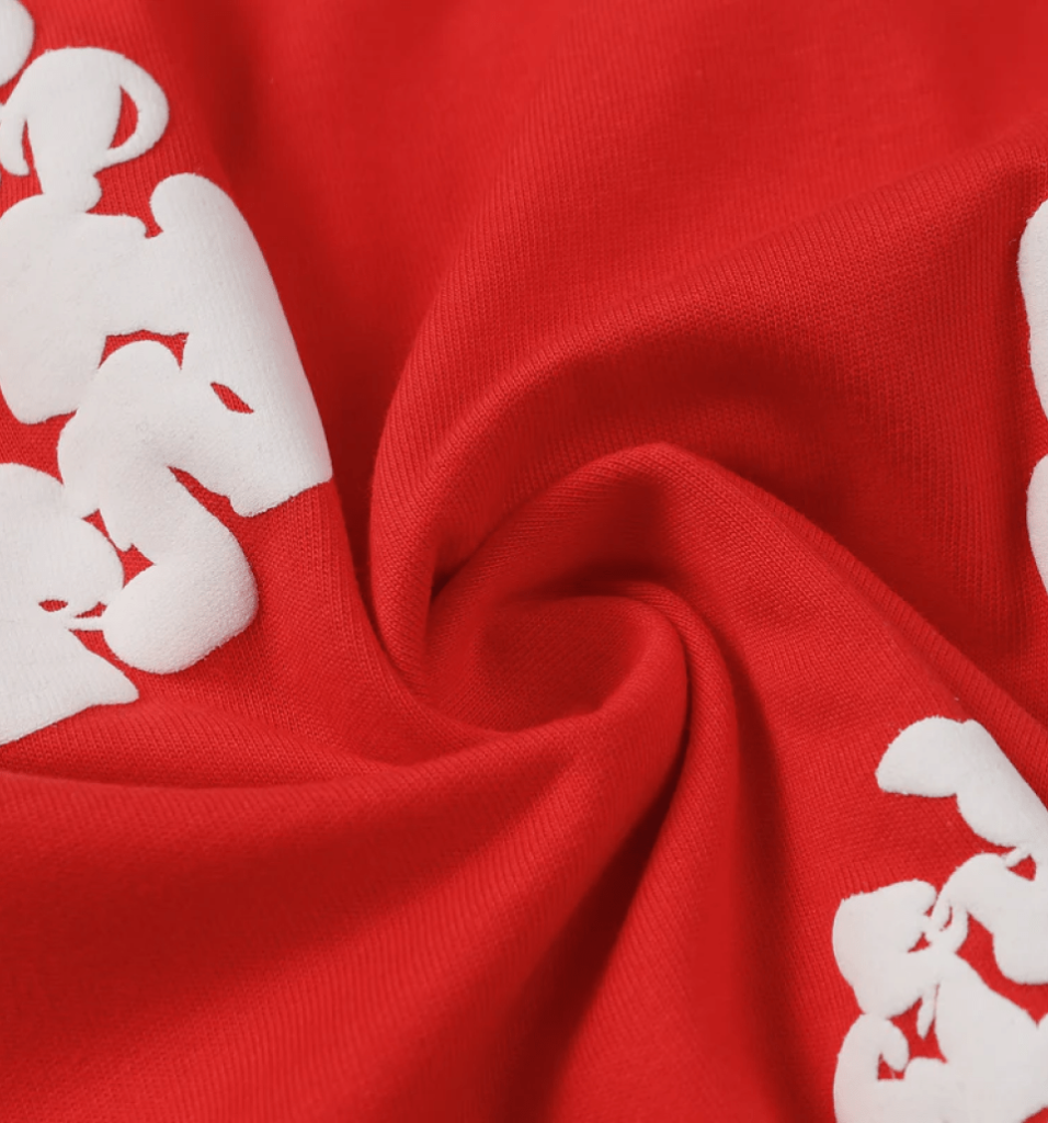 Foam Print ‘Red’ Tshirt – Denim Tears