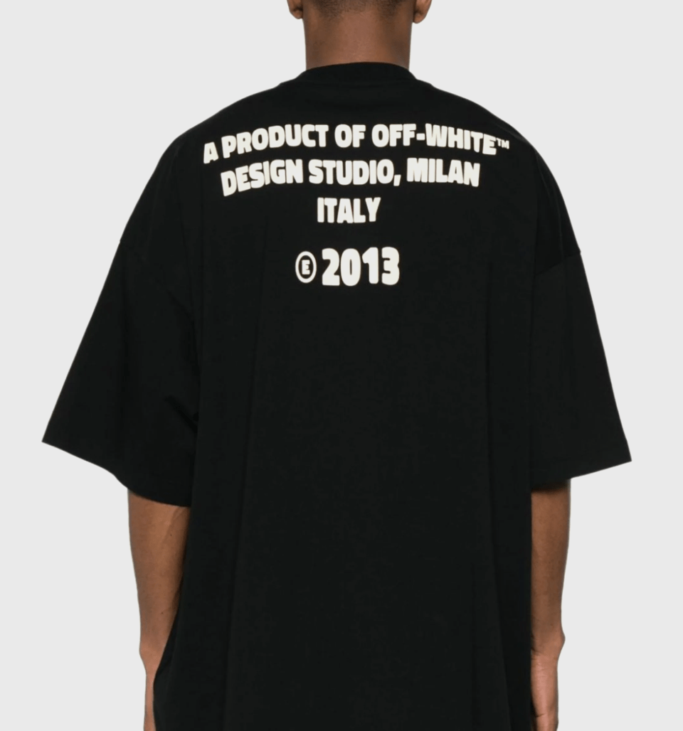 Crystal Logo-Print Tshirt – Off-White