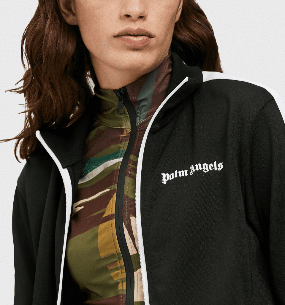 Logo Jacket Tracksuit “Black” – Palm Angels