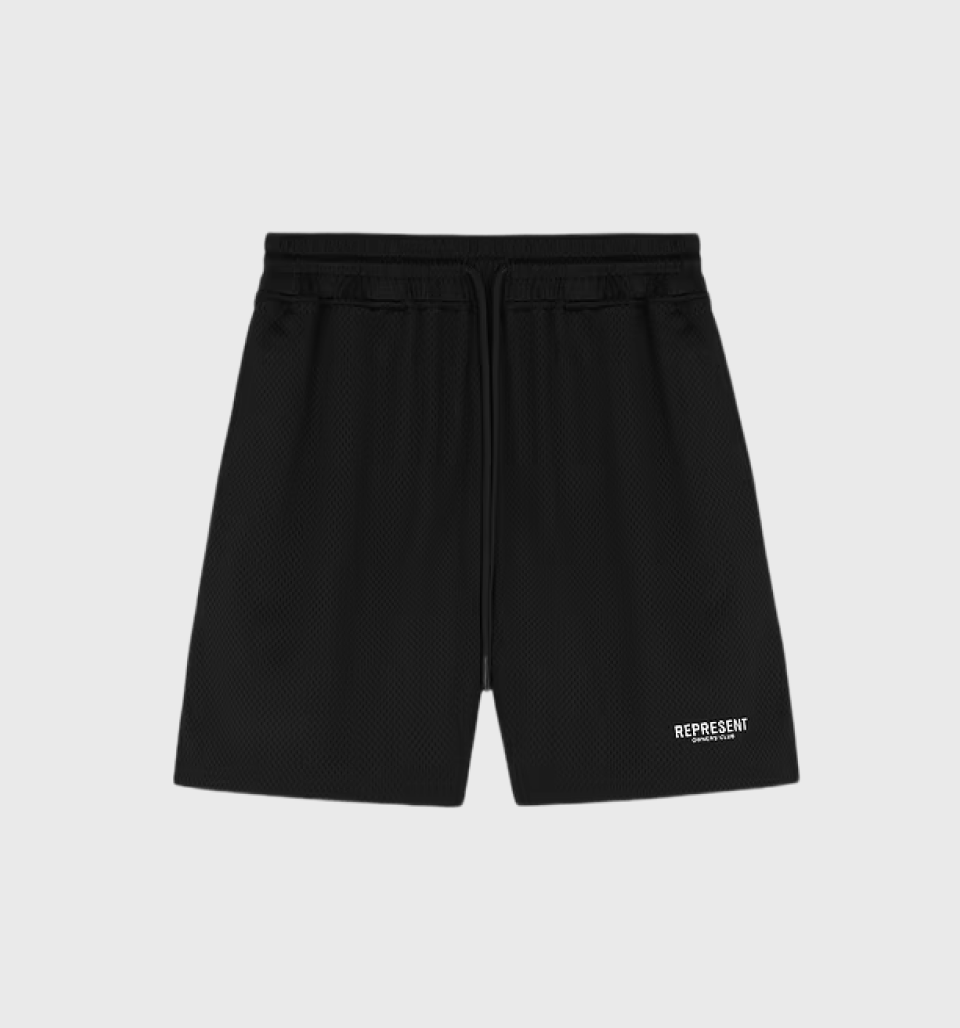 Men Owners Club Track “Black” Short – Represent