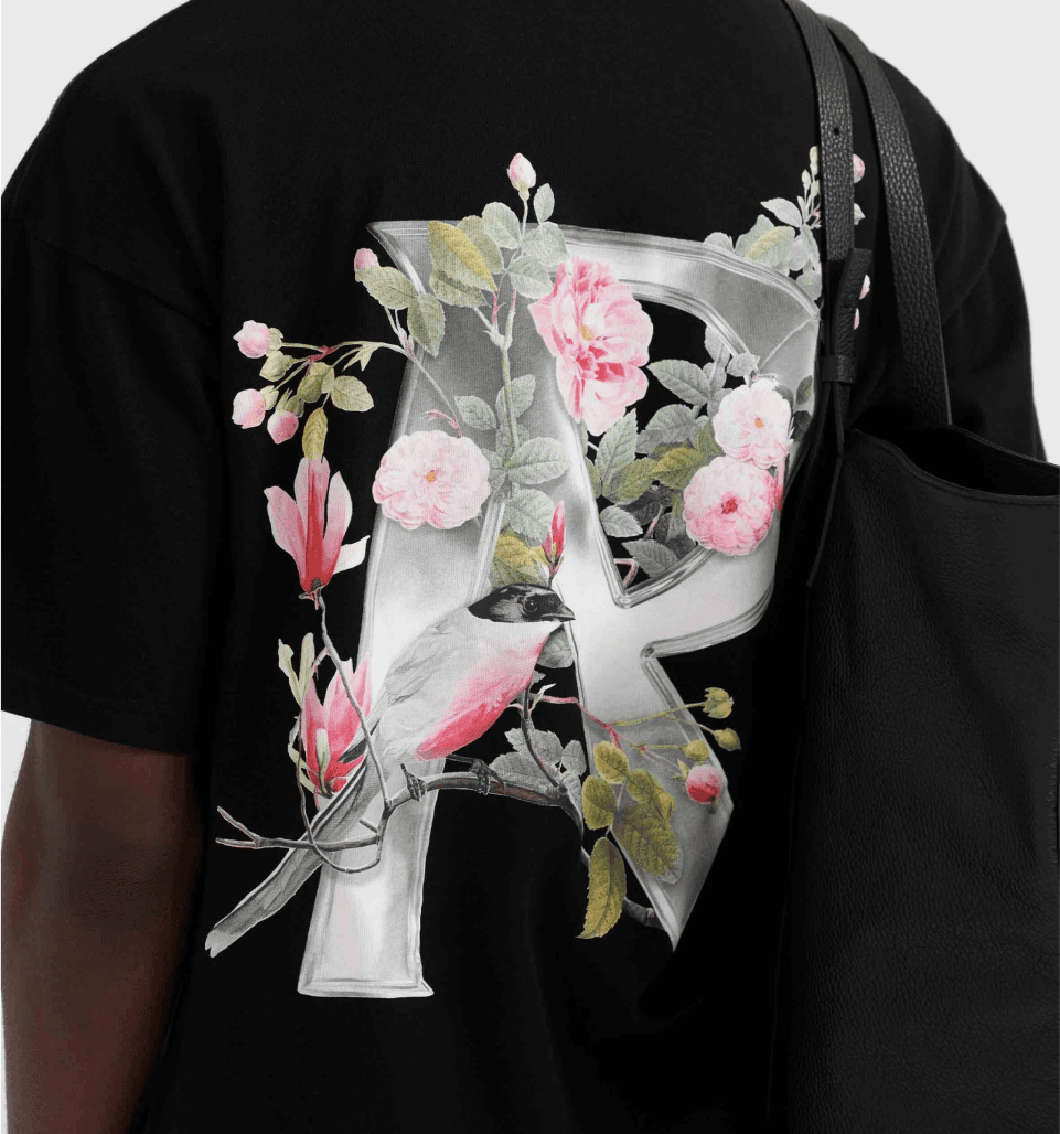 Floral Initial T-Shirt – Represent