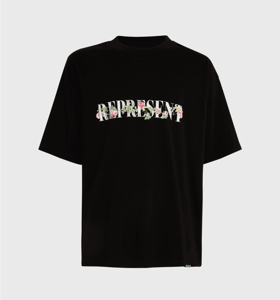 Floral Initial T-Shirt – Represent