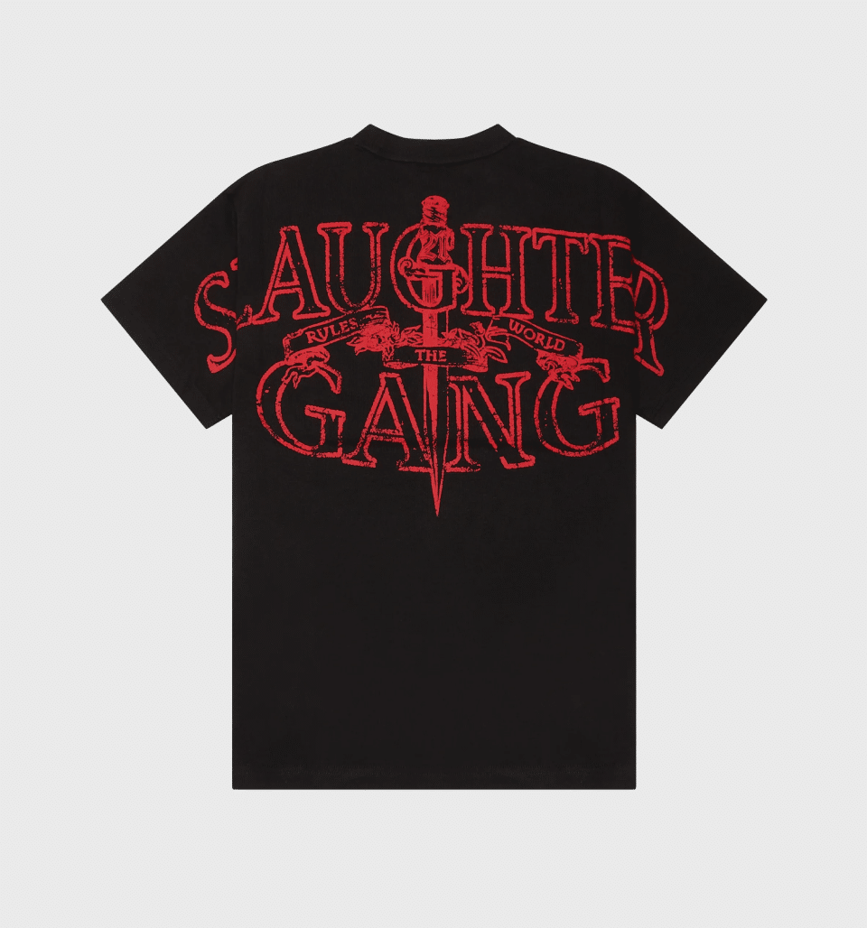 21 Savage T-shirt “Black” – Slaughter Gang x Corteiz
