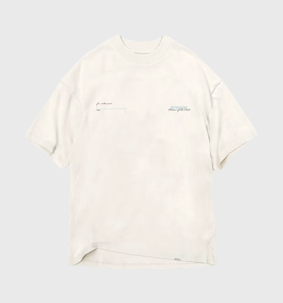 Patron Of The Club T-Shirt ‘Flat White’ – Represent