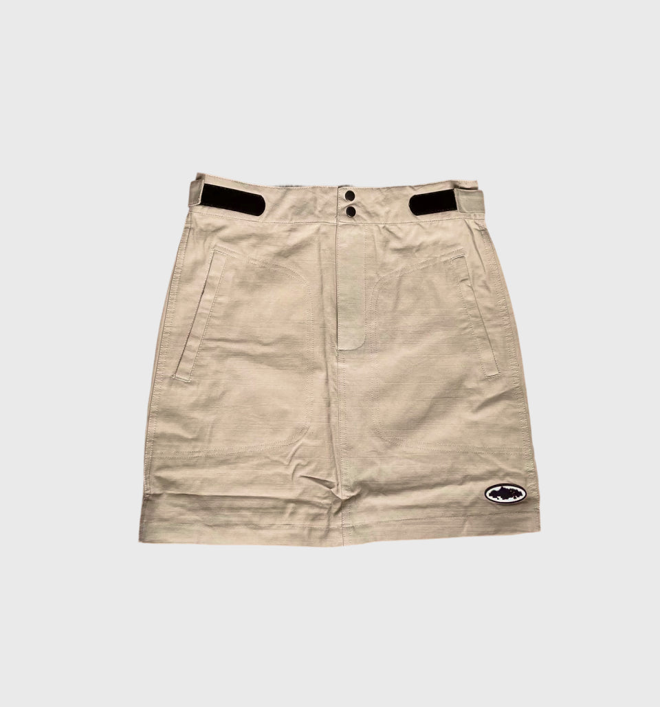 Wmns Storm Cargo Skirt “Khaki” – Corteiz