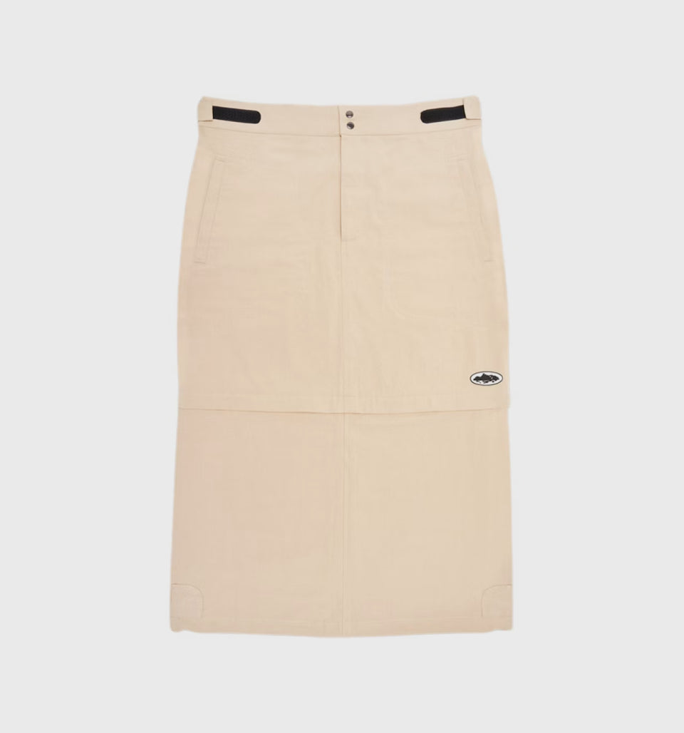 Wmns Storm Cargo Skirt “Khaki” – Corteiz